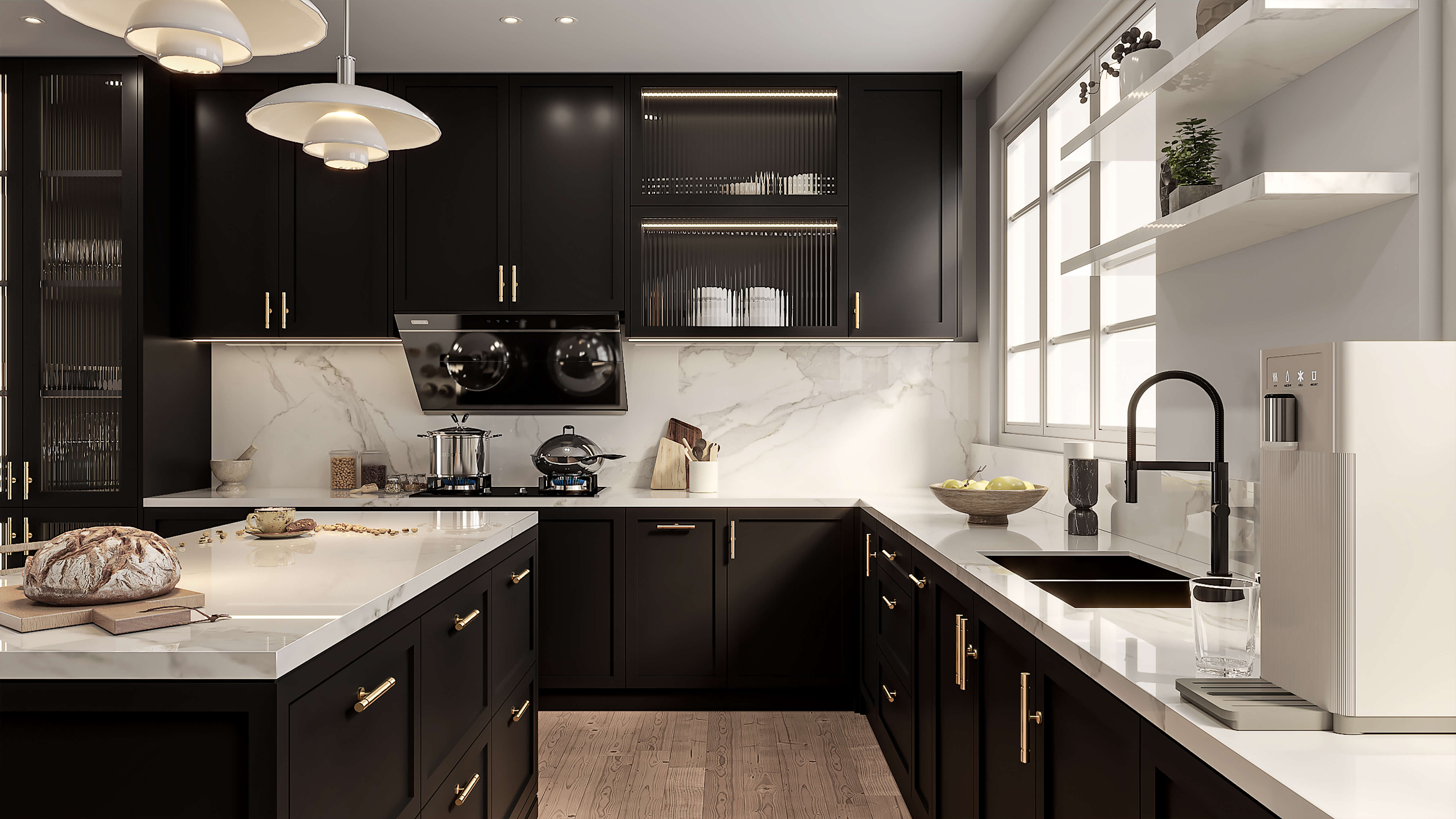 Kitchen Shaker Door | Modern Black