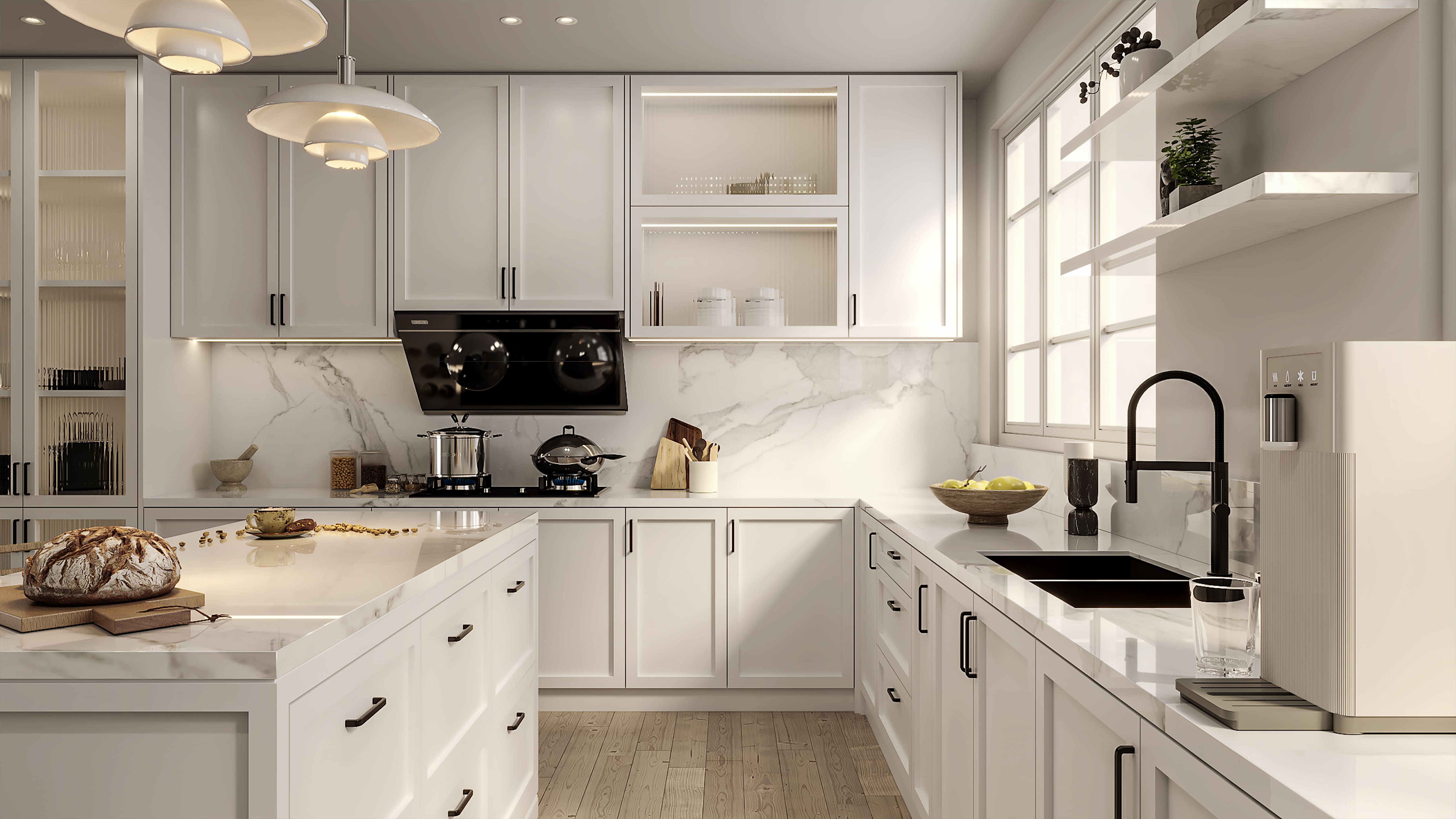 Kitchen Shaker Door | Contemporary White