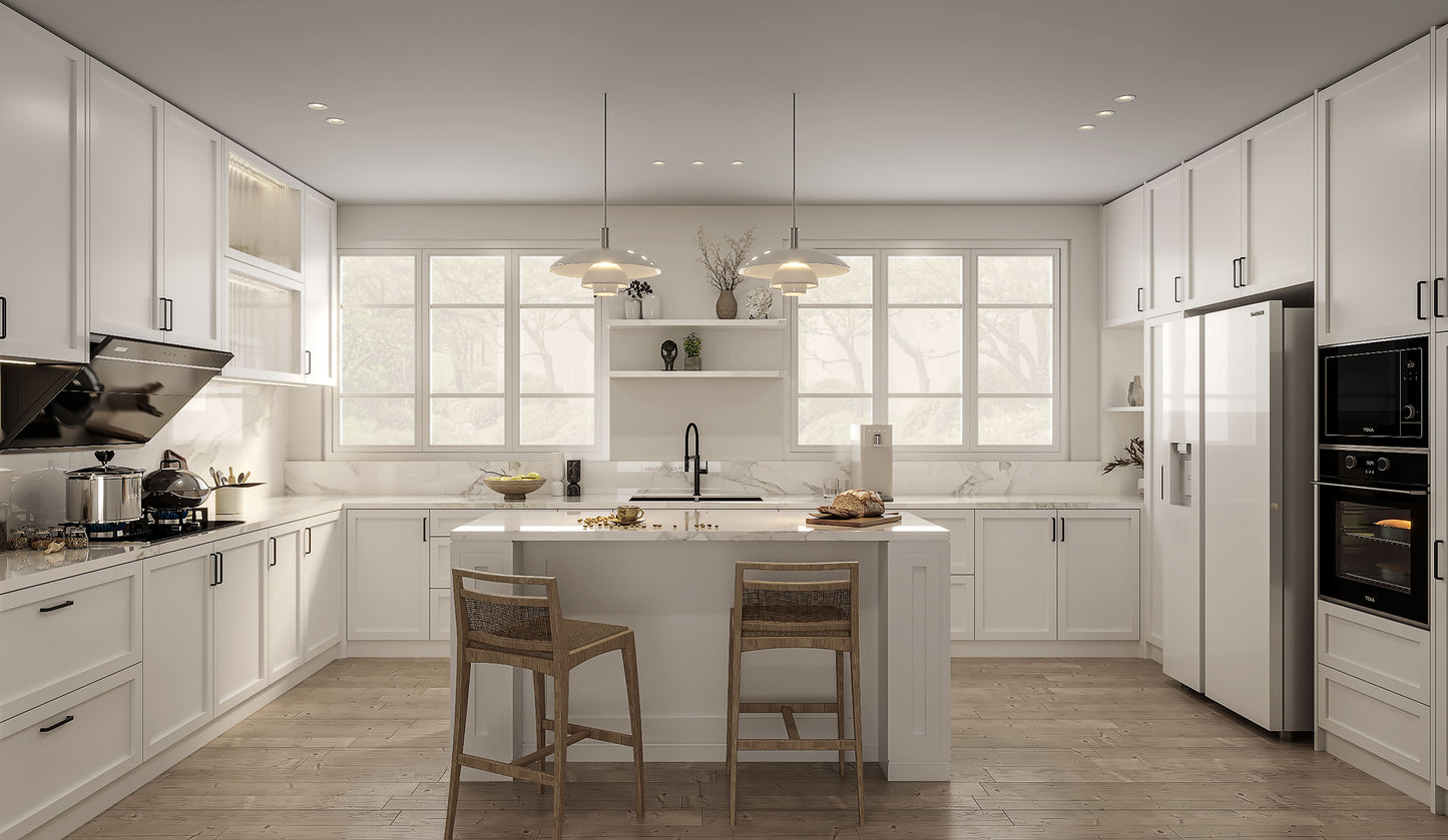 Kitchen Shaker Door | Contemporary White