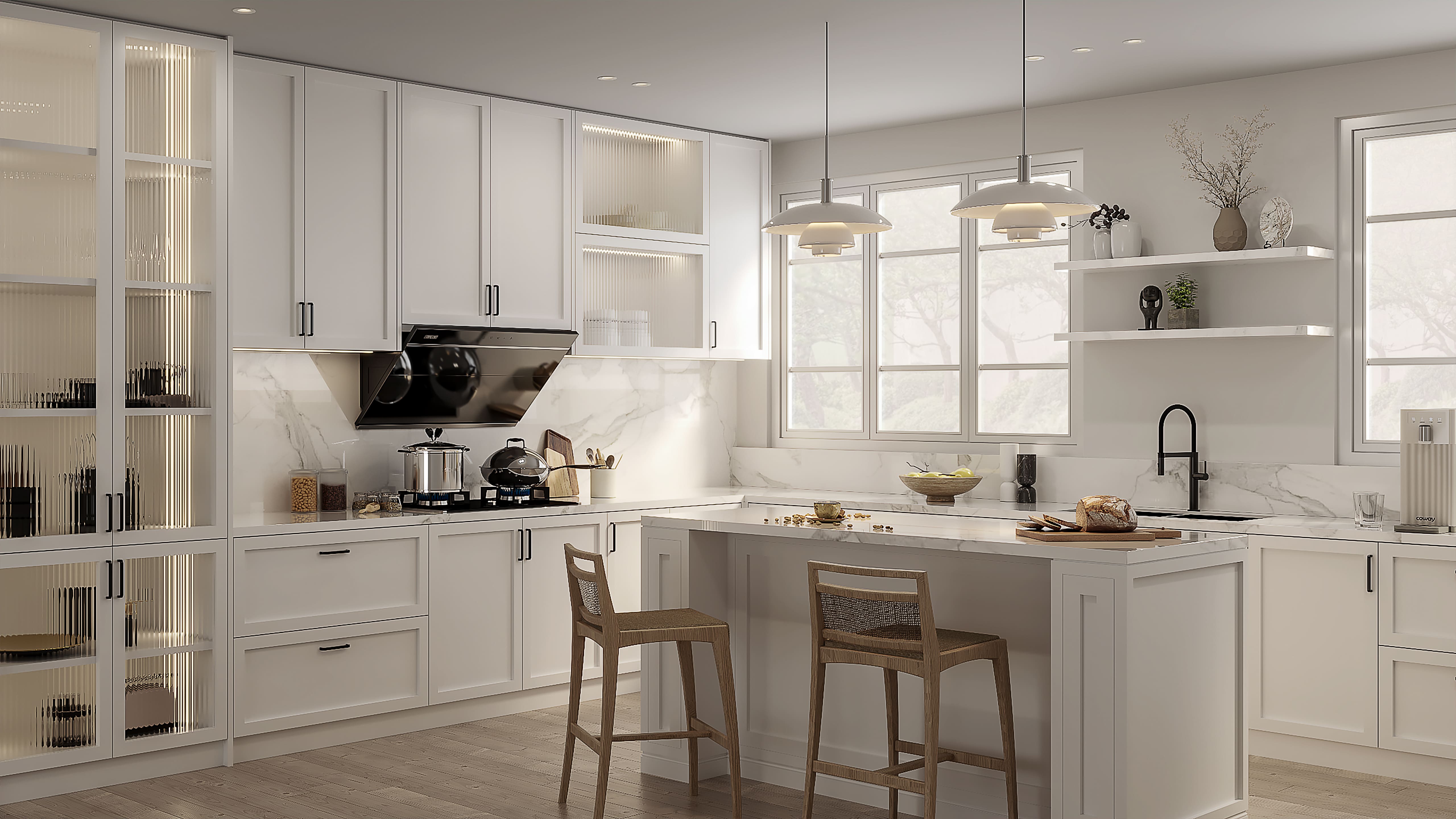 Kitchen Shaker Door | Contemporary White