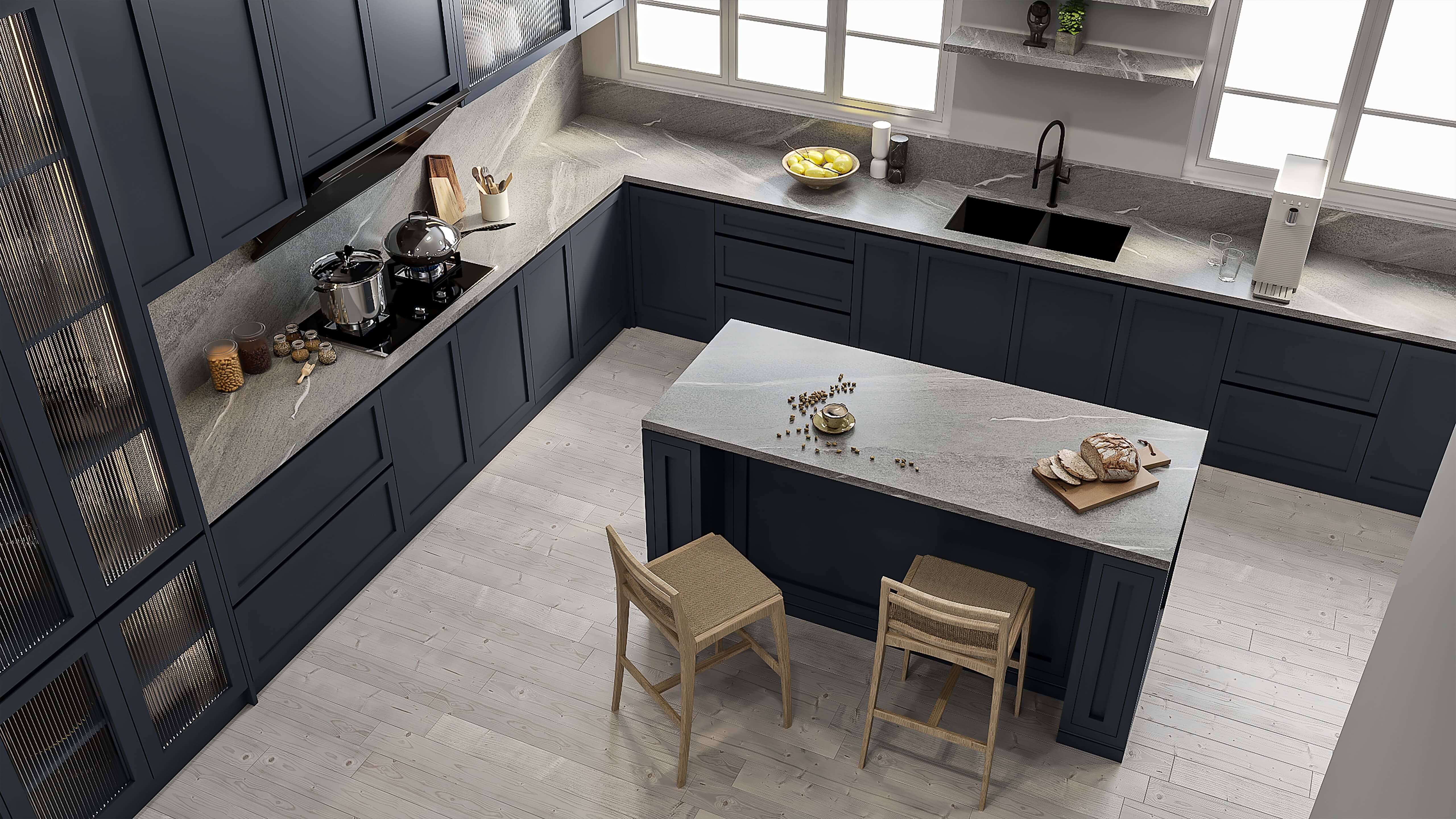 Kitchen Shaker Door | Navy Blue