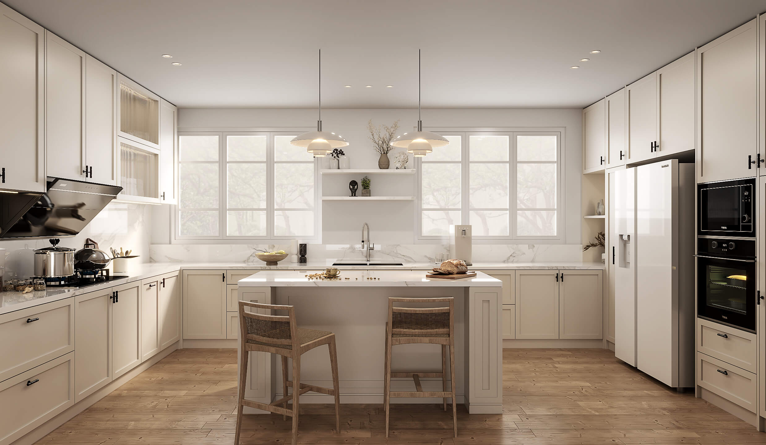 Kitchen Shaker Door | Classic Cream