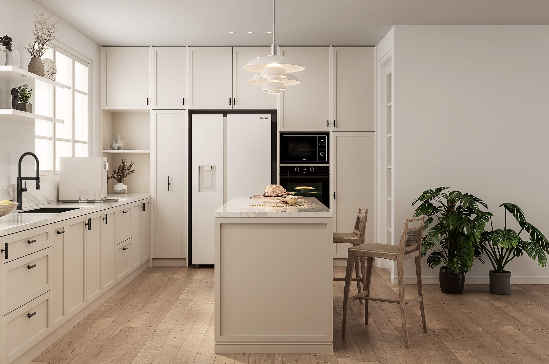 Kitchen Shaker Door | Classic Cream