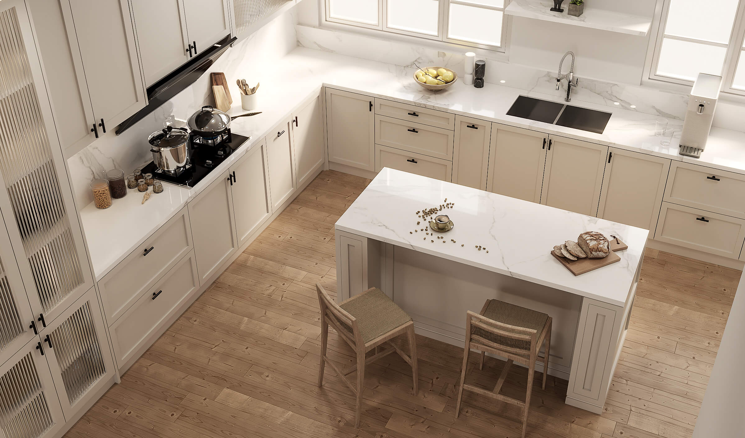 Kitchen Shaker Door | Classic Cream