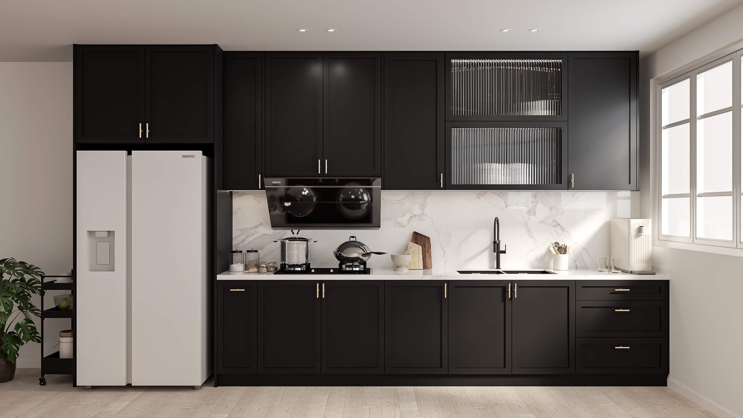 Kitchen Shaker Door | Modern Black