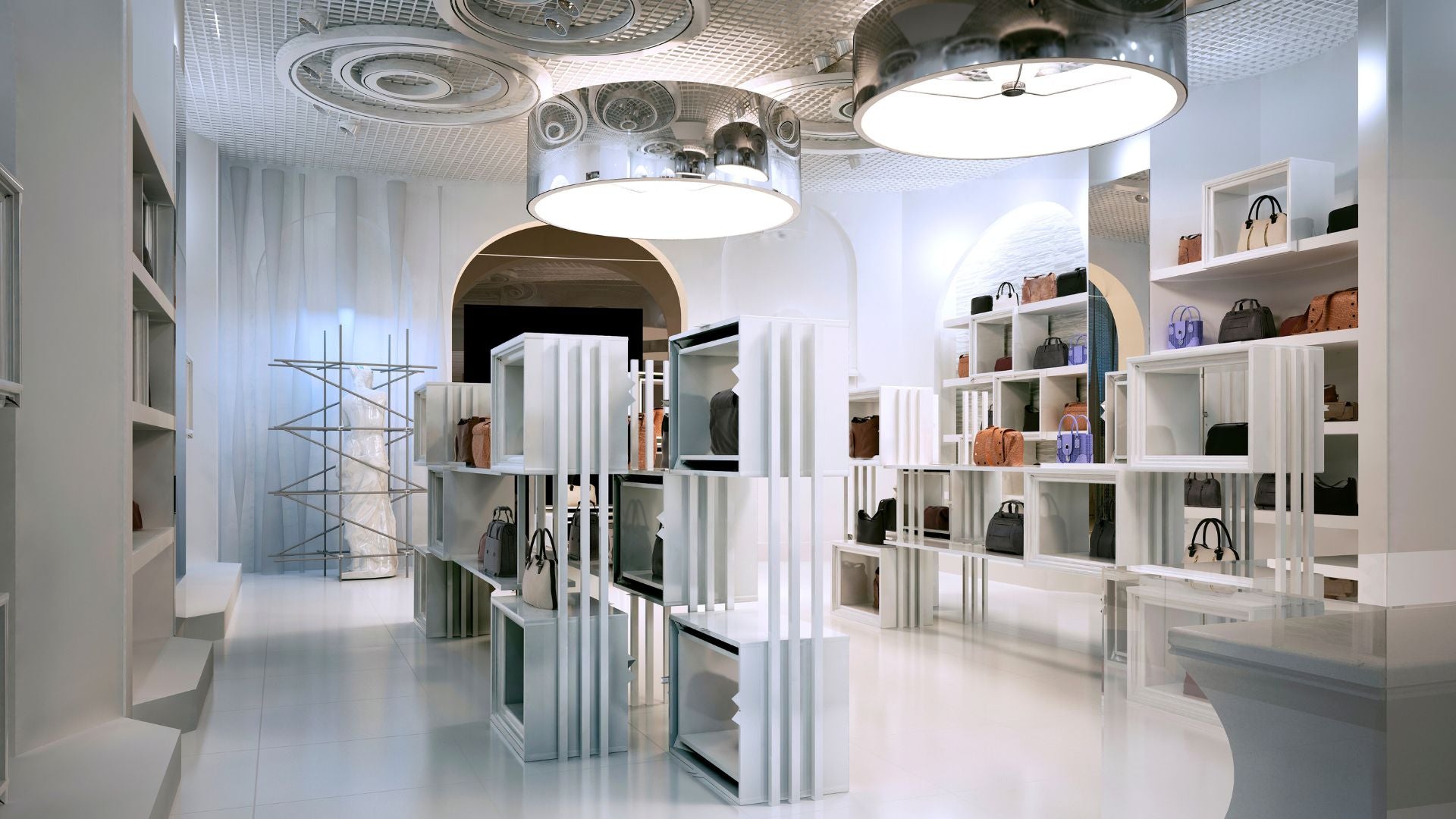 retail shop display cabinets