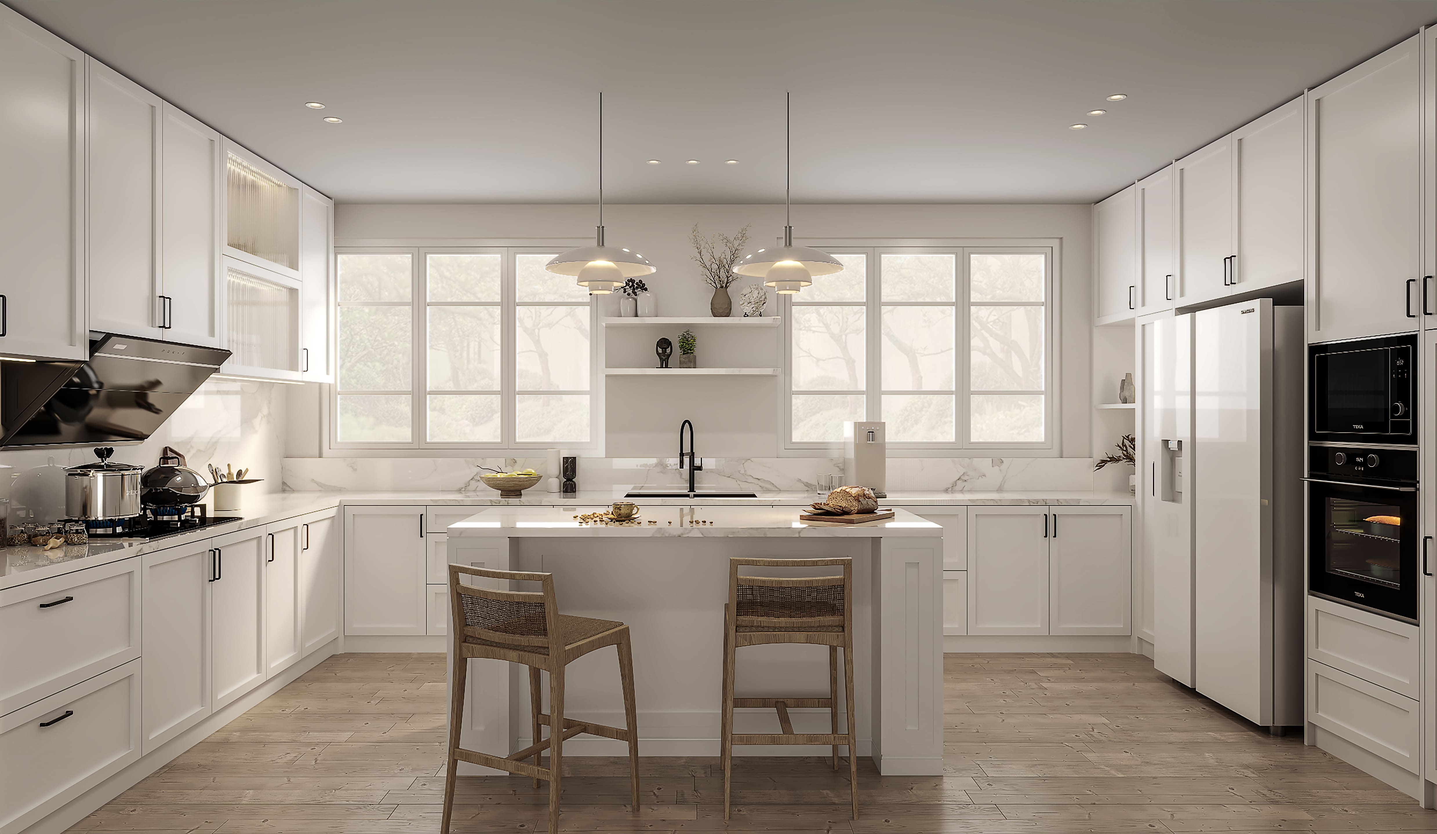 Kitchen Shaker Door | Contemporary White
