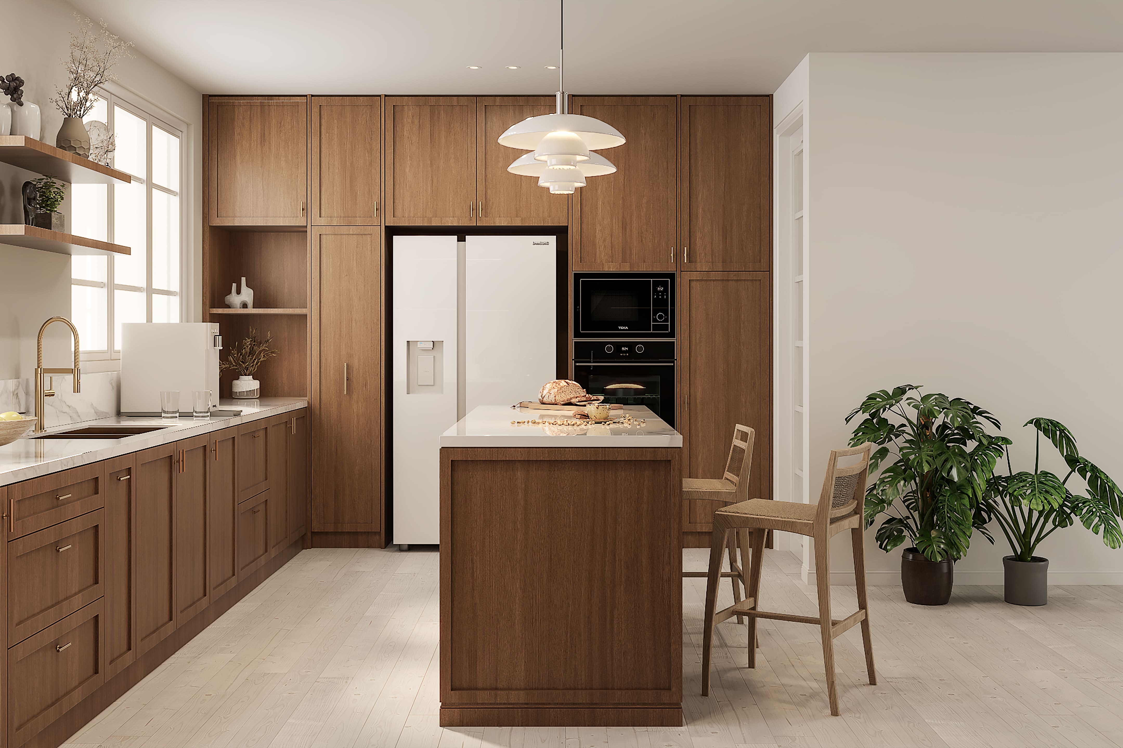 Kitchen Shaker Door | Oak Timber