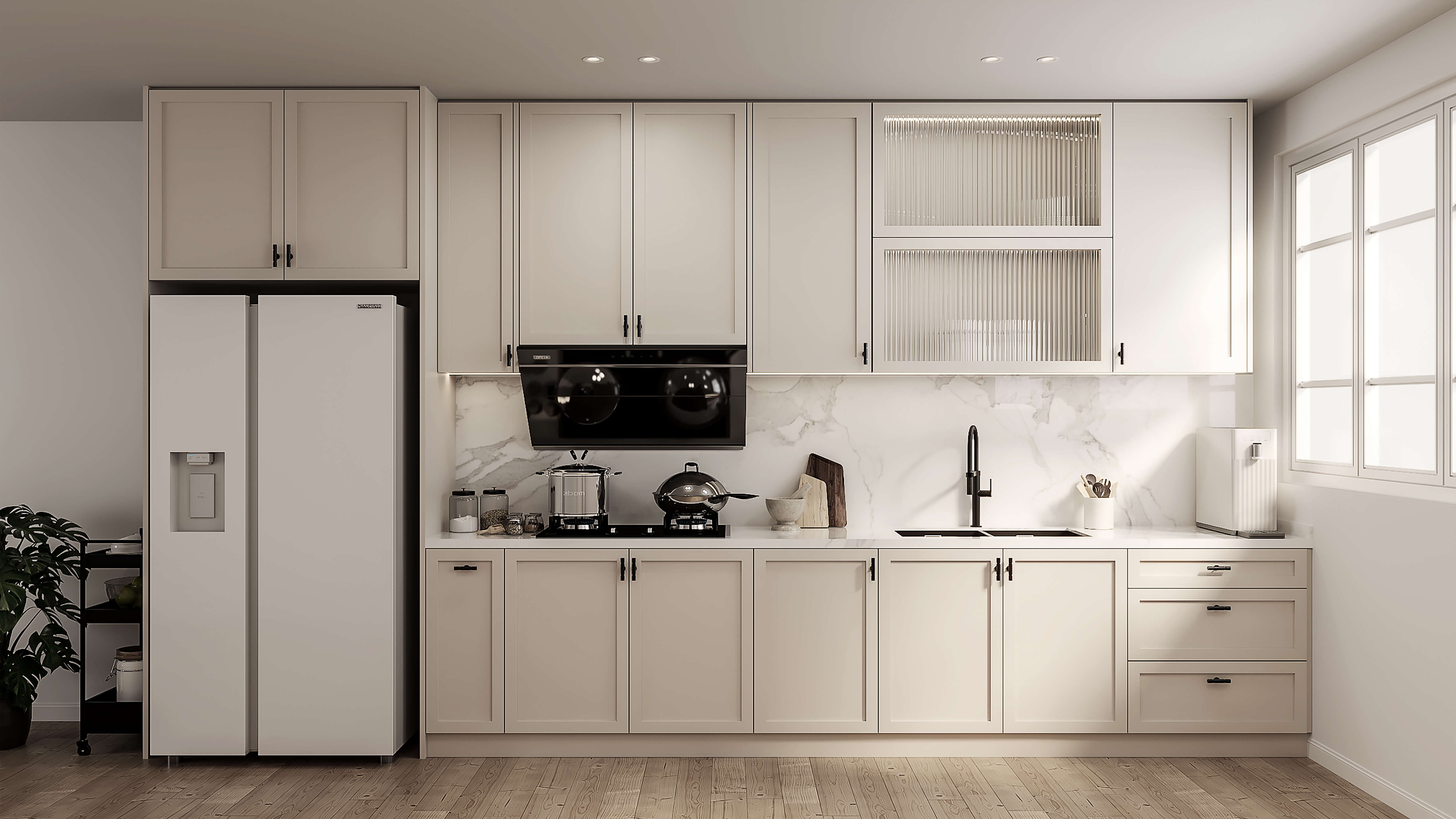 Kitchen Shaker Door | Classic Cream